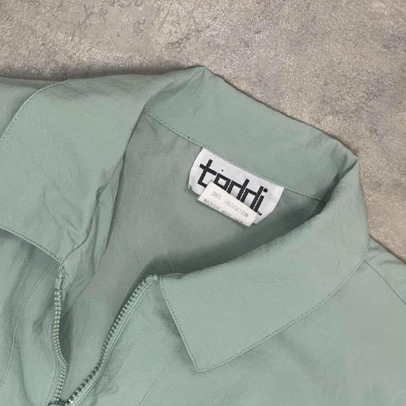 Pastell mint green vintage bomber jacket - Picture 4 of 4